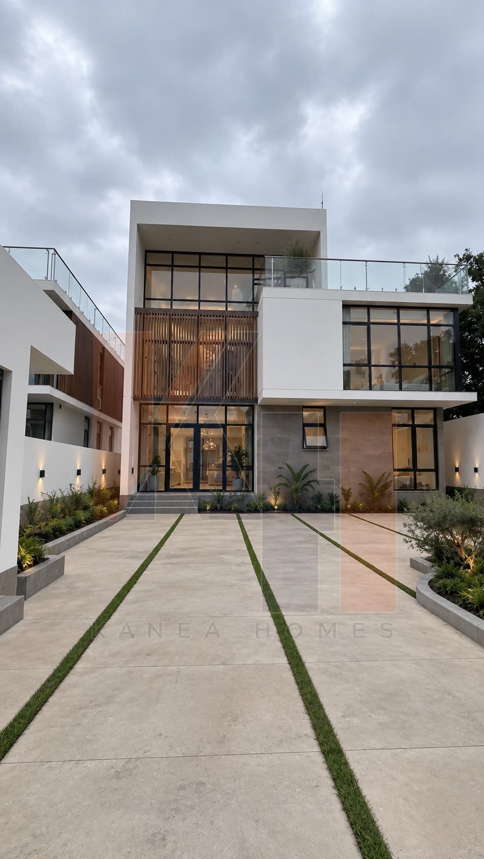 Newly constructed 4-bedroom house with a backyard at Cantonments